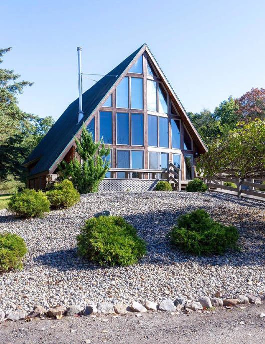 Watkins Retreat luxury estate A-Frame home in Irish Hills